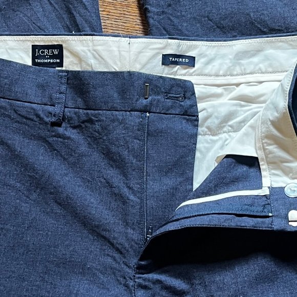 J Crew mens Thompson Tapered pant 36x32 - Picture 6 of 10